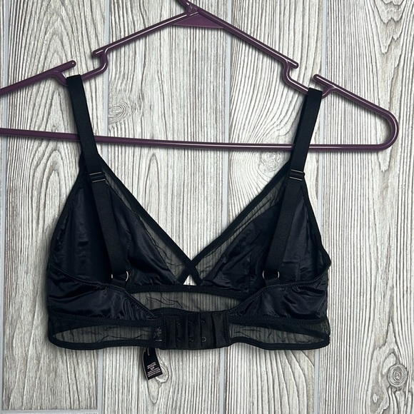 Victoria's Secret Black Bralette Size Small Sheer - Picture 3 of 5